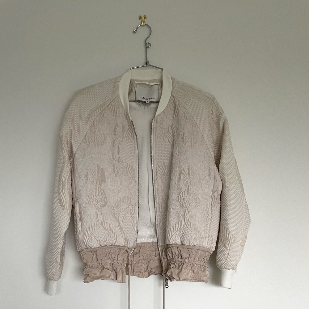 Philip Lim Blush Bomber Jacket Sz 2